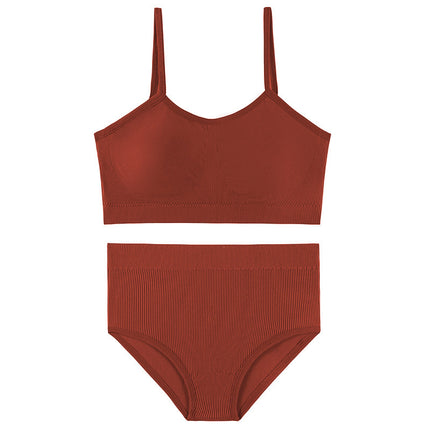 No Steel Ring Comfortable Breathable Bra & Panties Set