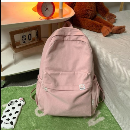 Cute Candy-colored High School Simple Large-capacity Backpack