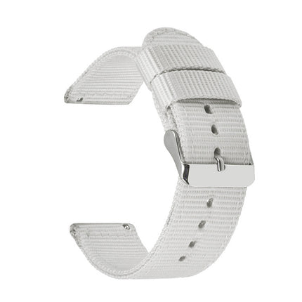 Solid Nylon Canvas Watch Strap