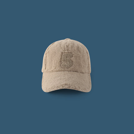 Numbers Lamb Wool Plush Hat