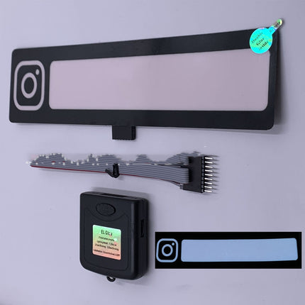 LED Car Windshield Glow Sign Panel