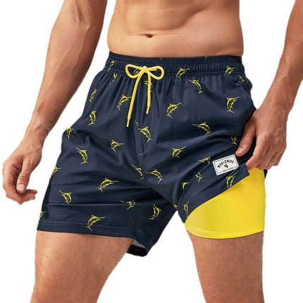 Dark Gray Dolphin Beach Trunks