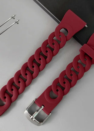 スマートウォッチ リング ブレスレット シリコン製汎用腕時計リストバンド