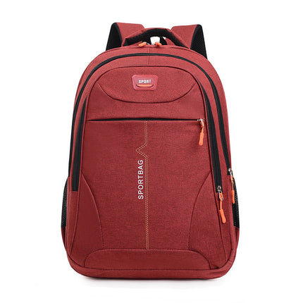 Fashionable Large Capacity Simple Double Shoulder Travel School Bag