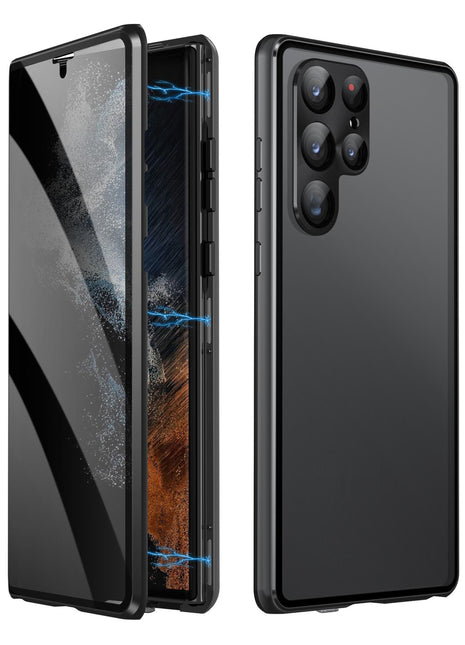 Funda metálica magnética de doble cara para Samsung S21/22/24