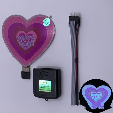 LED Car Windshield Glow Sign Panel