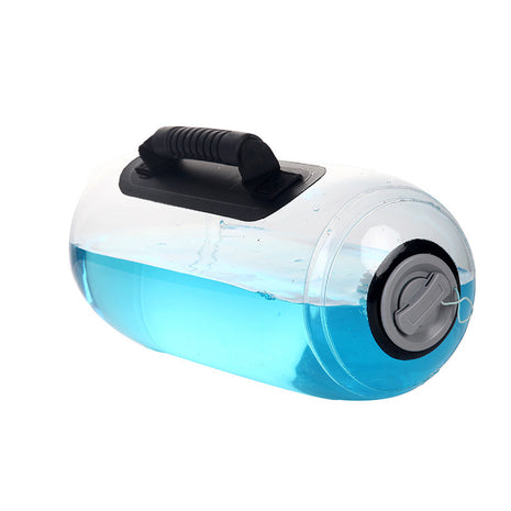 Equipo de levantamiento de pesas con mancuernas de agua transparentes