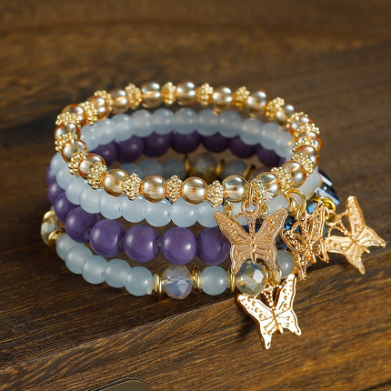 Crystal Multi-layer Beaded Bracelet