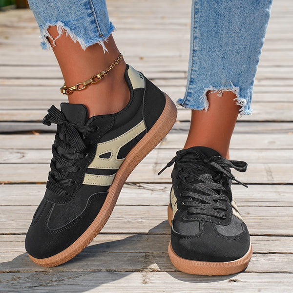 Retro German Faux Leather Sneaker