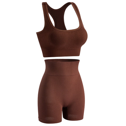 Wireless Bra and Shorts Sport Set