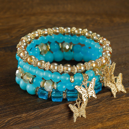 Crystal Multi-layer Beaded Bracelet