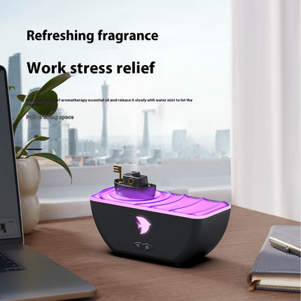 Mini Ship Aroma Diffuser Air Humidifier USB Type C