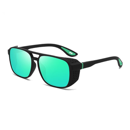 Double-Beam Frame with Side-Cutout Design Polarized Sunglasses