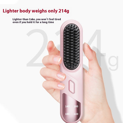 Cordless Wet & Dry Hair Straightener Brush