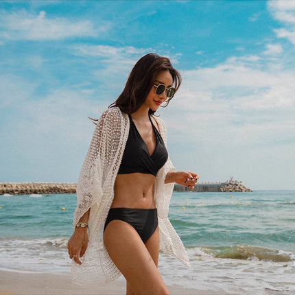 Slim Slimming Small Breasts Gather Beach Bikini Swimwear