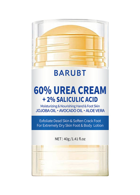 Baribt 60% Urea Cream with Salicylic Acid on a white background