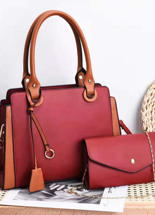ファッショントレンディショルダーハンドバッグ＆ウォレット