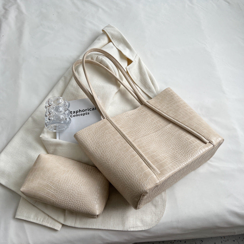 Soft Leather Large Capacity Combination Wallet & Bag