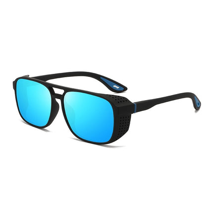 Double-Beam Frame with Side-Cutout Design Polarized Sunglasses