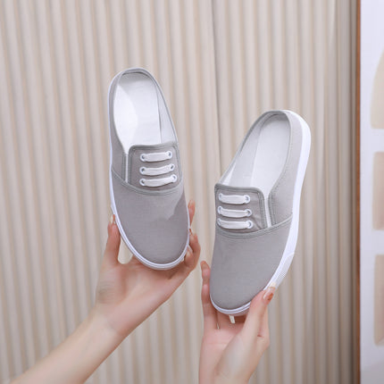 Slip-on Canvas Mule