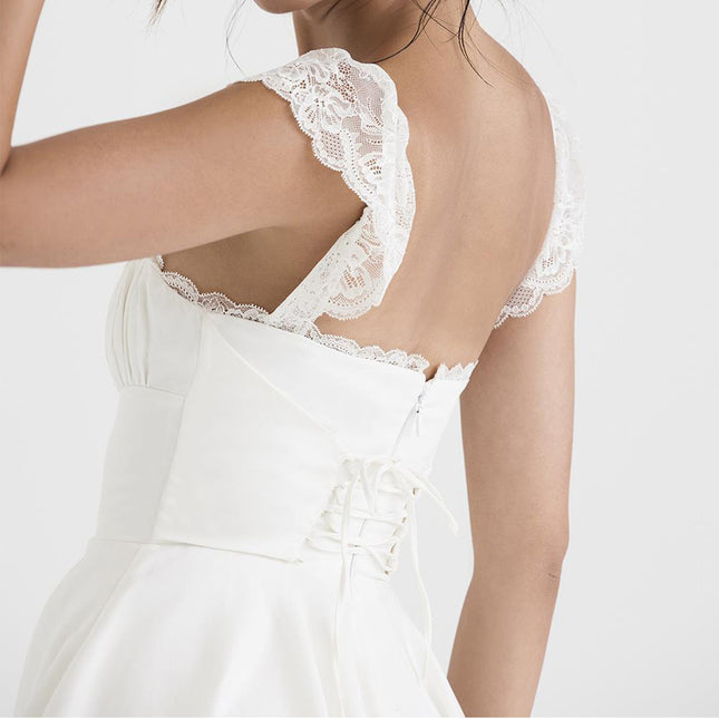 Square Neck Slim Halter Dress