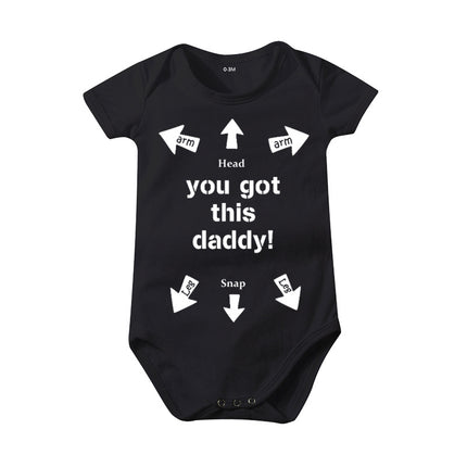 Cotton Baby Siamese Triangle Romper - 0-24 Months