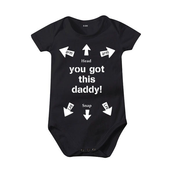 Cotton Baby Siamese Triangle Romper - 0-24 Months