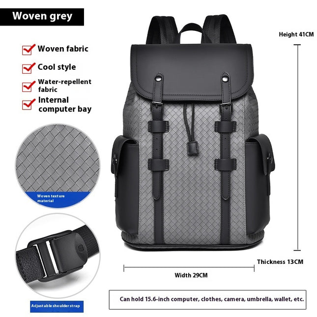 Curved Shoulder Strap New Casual Business Travel Backpack