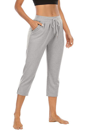 High Top Wide Leg Cropped or Trousers Pants