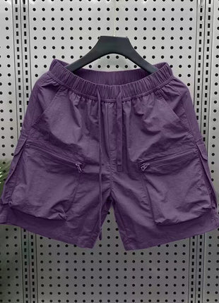 Pantalones Cortos Cargo Finos y Sueltos de Secado Rápido