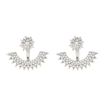 Gypsophila Multi-angle Rhinestone Earrings