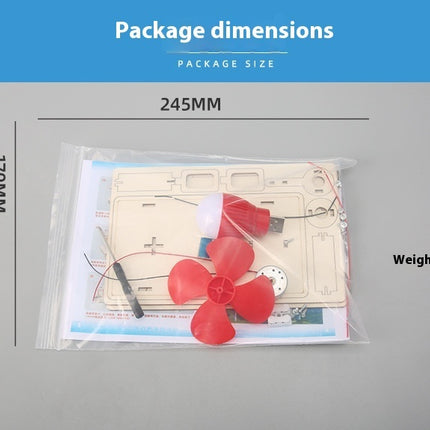 Scientific Experiment Wind Generator Manual Diy Material Package