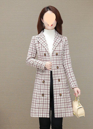 スリムフィット春秋コート