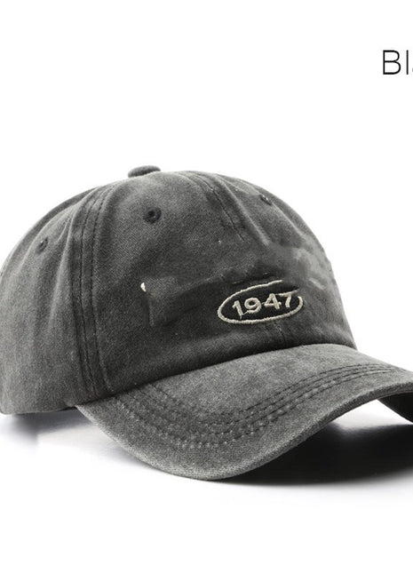 Gorra de béisbol de mezclilla lavada vintage