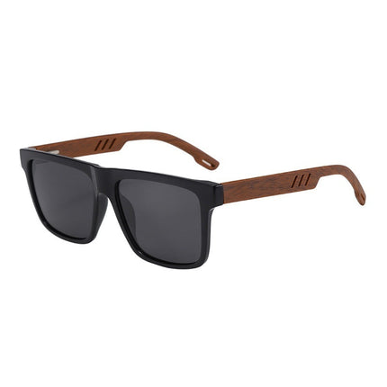 Wood Grain TR Polarized Sunglasses UV380