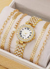 Gold bracelet powder box
