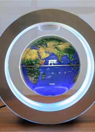 كرة أرضية بإضاءة LED عائمة بالرفع المغناطيسي