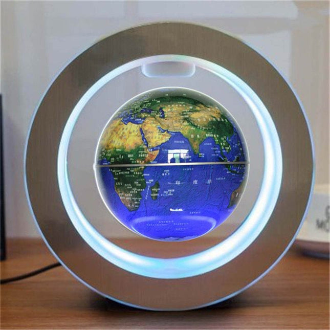 World Map LED Floating Magnetic Levitation Light