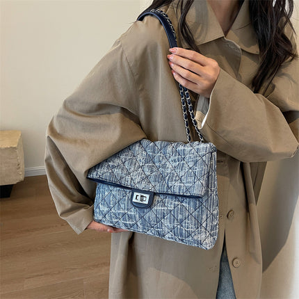 Personality Distressed Chain Handbag