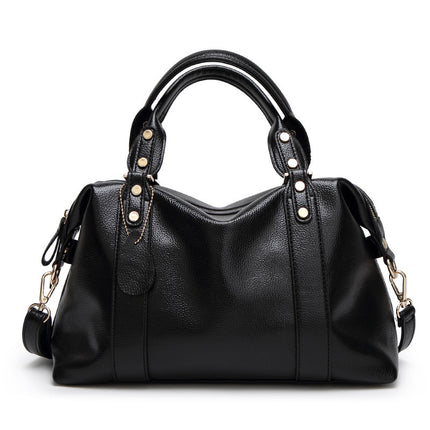 Boston Rivet Design Shoulder Handbags