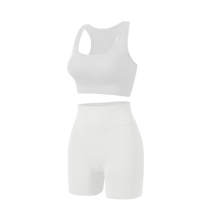 Wireless Bra and Shorts Sport Set