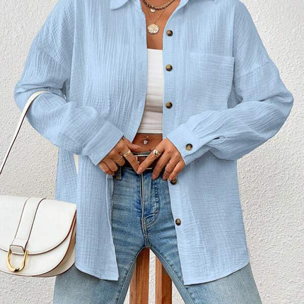 Autumn Drop Shoulder Blouse