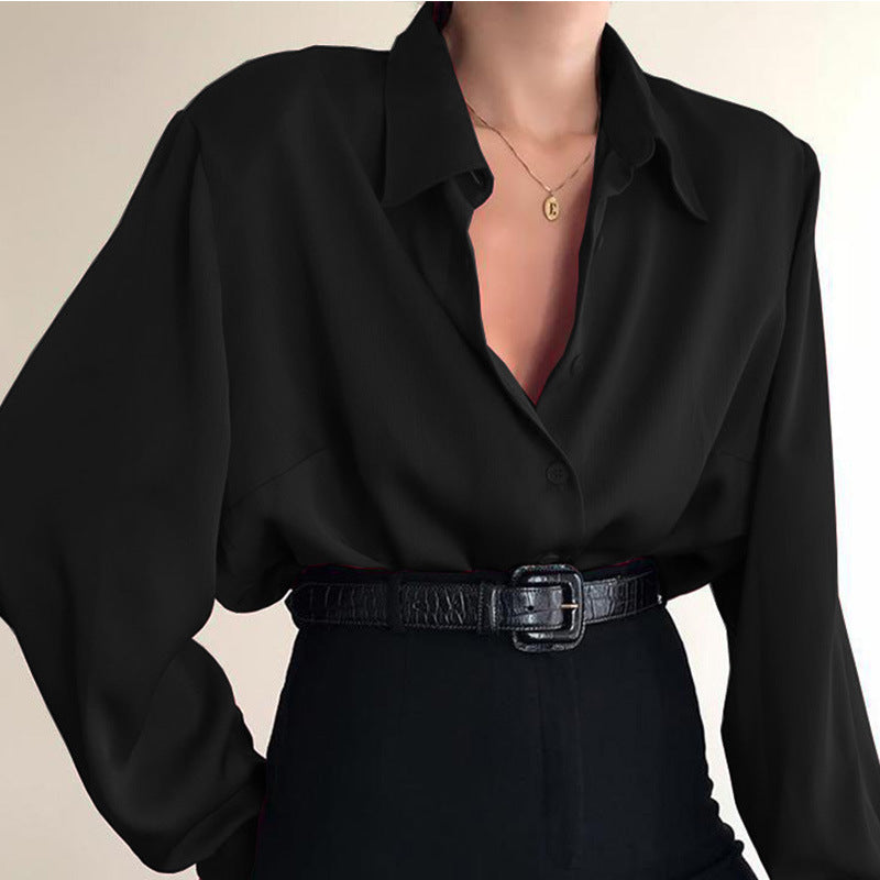Loose Design Intellectual Elegant Shirt