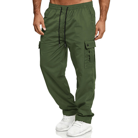 Men’s Loose Fit Straight-Leg Workwear Pants – Outdoor Utility Trousers