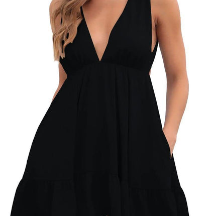Backless Sleeveless Sling Dress