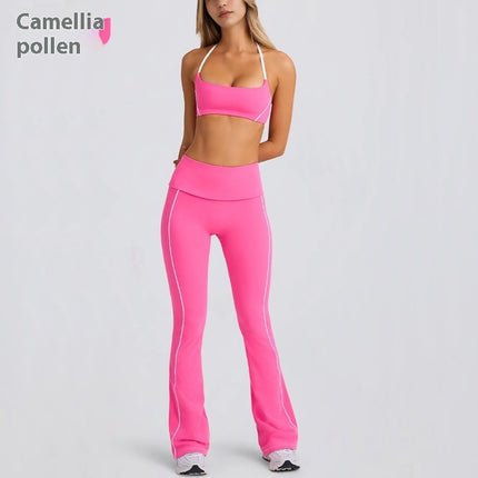 Yoga Clothes Strap Tube Top & Pants Exercise Suit