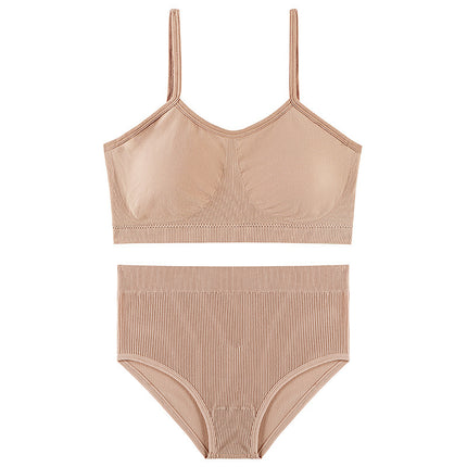 No Steel Ring Comfortable Breathable Bra & Panties Set