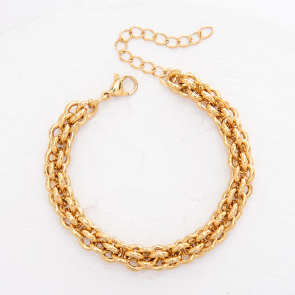 Thick Titanium Steel Bracelet