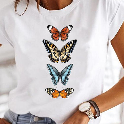 Crew Neck Casual Printed T-shirt