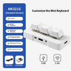 White / Wireless dual mode 2.4G